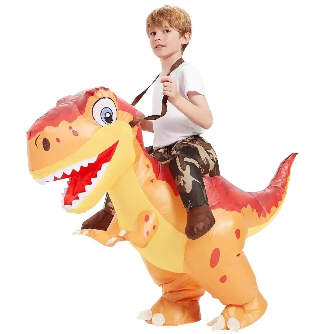 Kids Inflatable Ride-On T-Rex Costume (2-Pack)